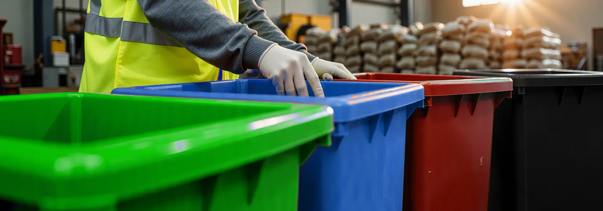 Waste segregation bins