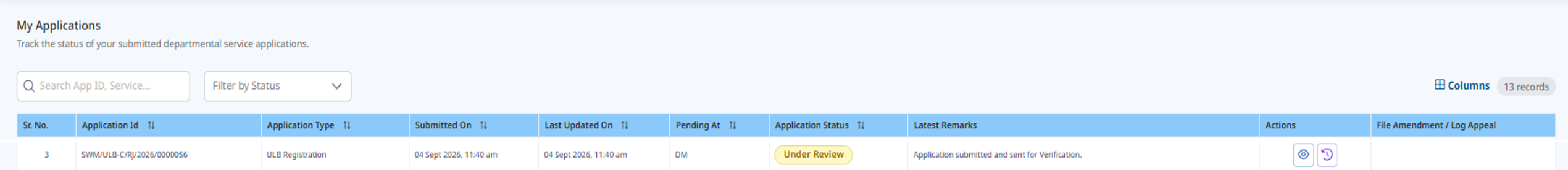 ULB Registration Form