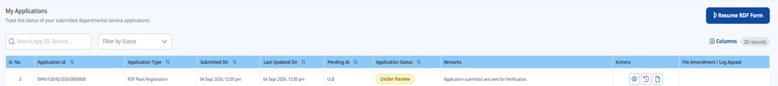 Waste Facility Application Form
